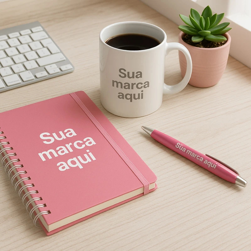 Kit de escritório personalizado feminino em São Paulo